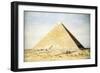 Great Pyramid of Cheops at Giza, Egypt, 4th Dynasty, Old Kingdom, 26th Century BC-Francis Vyvyan Jago Arundale-Framed Giclee Print