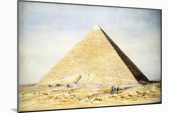 Great Pyramid of Cheops at Giza, Egypt, 4th Dynasty, Old Kingdom, 26th Century BC-Francis Vyvyan Jago Arundale-Mounted Giclee Print