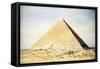 Great Pyramid of Cheops at Giza, Egypt, 4th Dynasty, Old Kingdom, 26th Century BC-Francis Vyvyan Jago Arundale-Framed Stretched Canvas