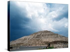 Great Pyramid of the Sun at Teotihuacan Aztec Ruins, Mexico-Russell Gordon-Stretched Canvas