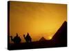 Great Pyramids of Giza at Sunset, Egypt-Bill Bachmann-Stretched Canvas