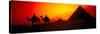 Great Pyramids of Giza at Sunset, Egypt-Bill Bachmann-Stretched Canvas