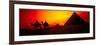 Great Pyramids of Giza at Sunset, Egypt-Bill Bachmann-Framed Photographic Print