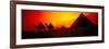 Great Pyramids of Giza at Sunset, Egypt-Bill Bachmann-Framed Photographic Print