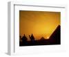 Great Pyramids of Giza at Sunset, Egypt-Bill Bachmann-Framed Photographic Print
