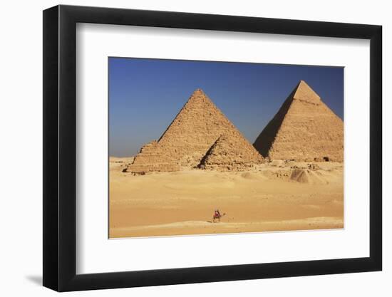 Great Pyramids of Giza, Cairo-Donyanedomam-Framed Photographic Print