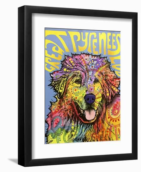 Great Pyrenees-Dean Russo-Framed Giclee Print