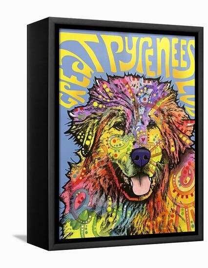 Great Pyrenees-Dean Russo-Framed Stretched Canvas