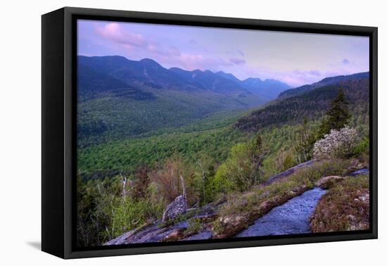 Great Range from First Brother, Adirondack Park, New York State, USA-null-Framed Stretched Canvas