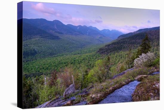 Great Range from First Brother, Adirondack Park, New York State, USA-null-Stretched Canvas