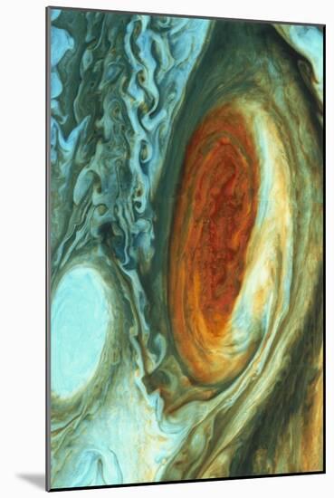 Great Red Spot on Jupiter, 1979-null-Mounted Giclee Print