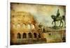 Great Rome - Artwork In Painting Style-Maugli-l-Framed Art Print