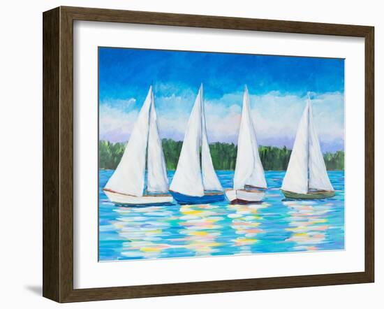 Great Sails I-Julie DeRice-Framed Art Print