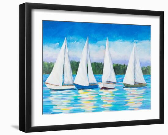 Great Sails I-Julie DeRice-Framed Art Print