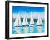 Great Sails I-Julie DeRice-Framed Art Print