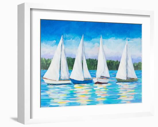 Great Sails I-Julie DeRice-Framed Art Print