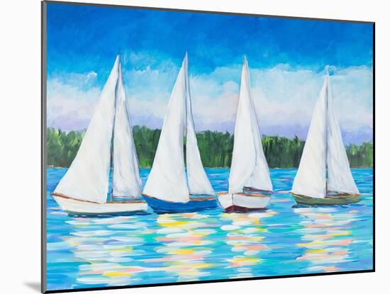 Great Sails I-Julie DeRice-Mounted Art Print