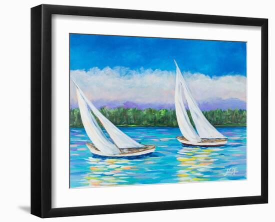 Great Sails II-Julie DeRice-Framed Art Print