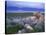 Great Salt Lake and the Wasatch Range, from Antelope Island State Park, Utah, USA-Jerry & Marcy Monkman-Stretched Canvas