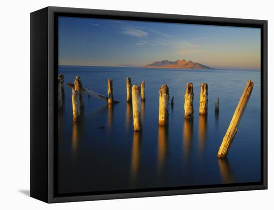 Great Salt Lake, Saltair, Great Basin, Utah, USA-Scott T. Smith-Framed Stretched Canvas