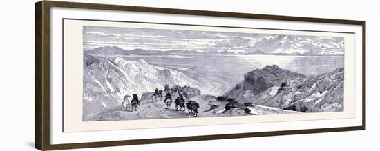Great Salt Lake United States of America-null-Framed Premium Giclee Print