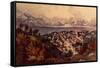 Great Salt Lake, Utah-Currier & Ives-Framed Stretched Canvas