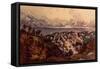 Great Salt Lake, Utah-Currier & Ives-Framed Stretched Canvas