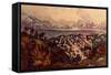 Great Salt Lake, Utah-Currier & Ives-Framed Stretched Canvas