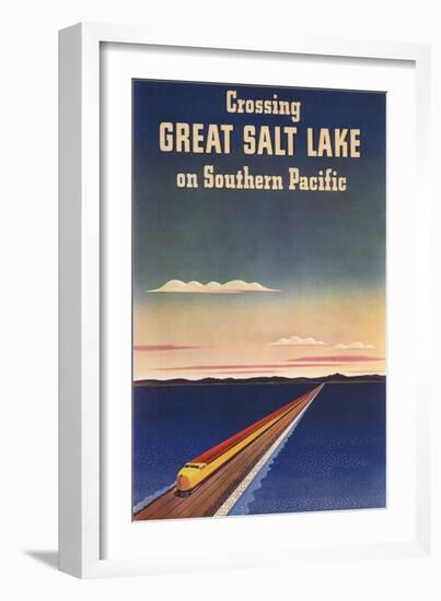 Great Salt Lake-null-Framed Giclee Print