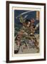 Great Samauri in Battle-null-Framed Art Print