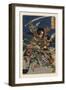 Great Samauri in Battle-null-Framed Art Print