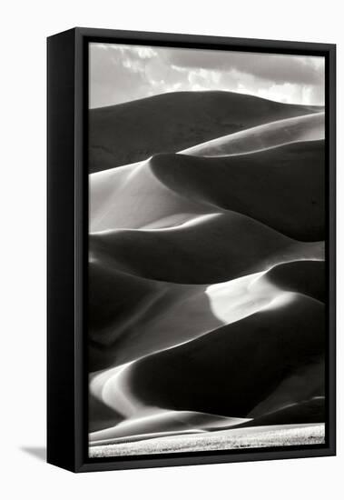 Great Sand Dunes IV BW-Douglas Taylor-Framed Stretched Canvas