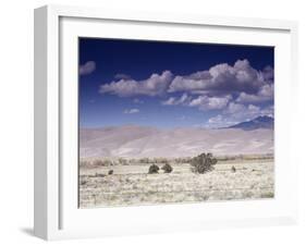 Great Sand Dunes National Monument at the Foot of the Sangre De Cristo Mountains in Colorado-Carol Highsmith-Framed Photo