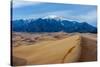 Great Sand Dunes National Park and Sangre Cristo Mountains, Colorado-Howie Garber-Stretched Canvas