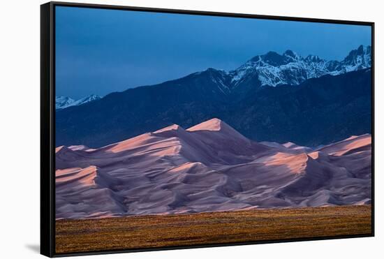 Great Sand Dunes & Sangre De Cristo Range Colorado-Steve Gadomski-Framed Stretched Canvas