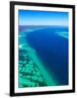 Great Sandy Straits and Fraser Island , Queensland, Australia-David Wall-Framed Photographic Print