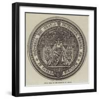 Great Seal of the Dominion of Canada-null-Framed Giclee Print