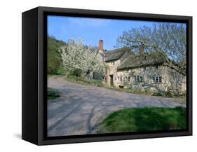 Great Seaside House, Branscombe, Devon-Peter Thompson-Framed Stretched Canvas