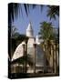 Great Seated Buddha Statue and Dagoba (Stupa) at Mihintale, Sri Lanka-Gavin Hellier-Stretched Canvas