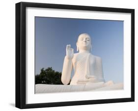 Great Seated Figure of the Buddha, Mihintale, Sri Lanka, Asia-Gavin Hellier-Framed Photographic Print