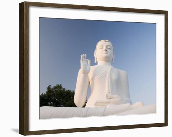 Great Seated Figure of the Buddha, Mihintale, Sri Lanka, Asia-Gavin Hellier-Framed Photographic Print