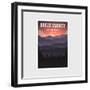 Great Smokey Mountains National Park Modern Poster Vector Illustration-DOMSTOCK-Framed Photographic Print