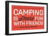 Great Smoky Mountains - Camping is Smore Fun - Simply Said - Lantern Press Artwork-Lantern Press-Framed Art Print