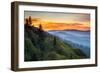 Great Smoky Mountains National Park Scenic Sunrise Landscape at Oconaluftee-daveallenphoto-Framed Premium Photographic Print
