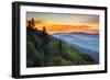 Great Smoky Mountains National Park Scenic Sunrise Landscape at Oconaluftee-daveallenphoto-Framed Premium Photographic Print