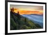 Great Smoky Mountains National Park Scenic Sunrise Landscape at Oconaluftee-daveallenphoto-Framed Premium Photographic Print