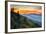 Great Smoky Mountains National Park Scenic Sunrise Landscape at Oconaluftee-daveallenphoto-Framed Photographic Print