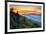 Great Smoky Mountains National Park Scenic Sunrise Landscape at Oconaluftee-daveallenphoto-Framed Photographic Print