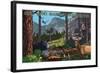 Great Smoky Mountains National Park - Wildlife Utopia-Lantern Press-Framed Art Print