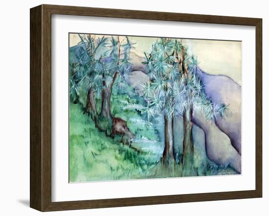 Great Smoky Mountains-Zelda Fitzgerald-Framed Art Print